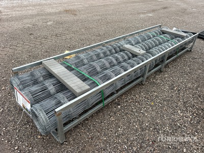 Quantity of (6) Hot Dip Galvanized Field Fencing