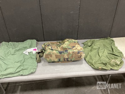(28) Barracks Bags, (2) Flyer's Helmet Bags, (5) Clothing Bags & Assorted Items