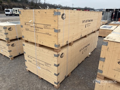 2025 KJ K0039 39 ft x 39 ft Metal Garage Storage Building (Unused)