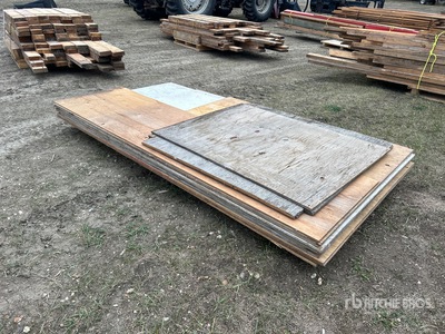Quantity of (12 ) Used Plywood