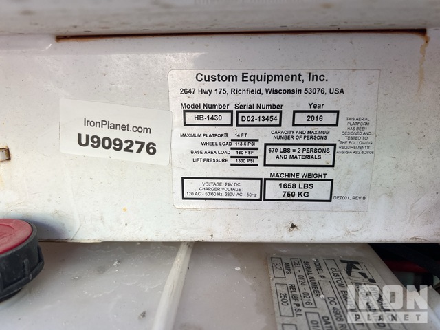 ELEVADOR TIJERA 2016 HYBRID HB1430