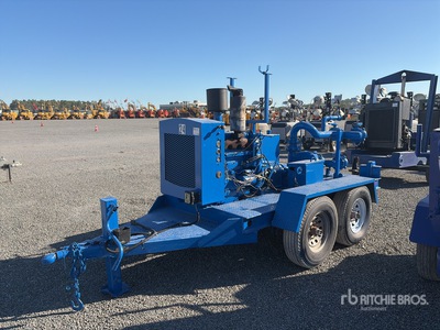 Goulds 6 in x 4 in x 14 in Impeller Trailer-Mounted Bomba de agua
