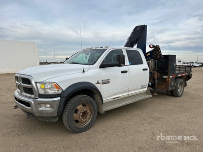 2014 Am I V806N3S 5430 lb Knuckle Boom on 2016 Ram 5500 4x4 Crew Cab Boom Truck