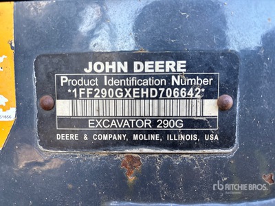 2018 John Deere 290G LC Tracked Excavator