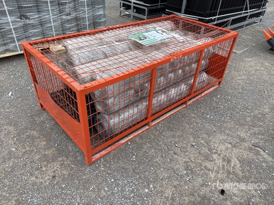 Quantity of (10) 2025 KJ K1640 164 ft x 5 ft Galvanized Fencing (Unused)