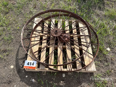 Quantity of (2) Steel Wheels