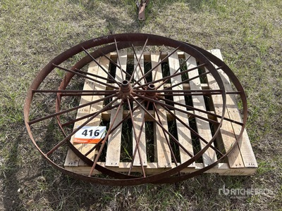 Quantity of (2) Steel Wheels