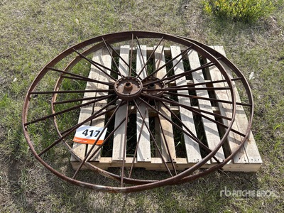 Quantity of (2) Steel Wheels
