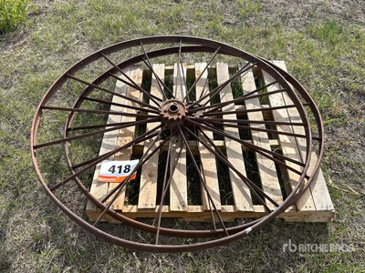 Quantity of (2) Steel Wheels