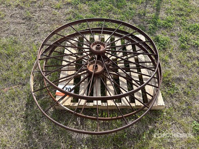 Quantity of (3) Steel Wheels