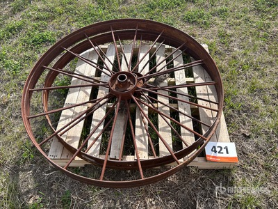 Quantity of (2) 48 in Steel Wheels