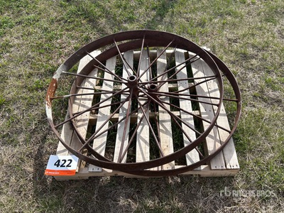 Quantity of (2) Steel Wheels