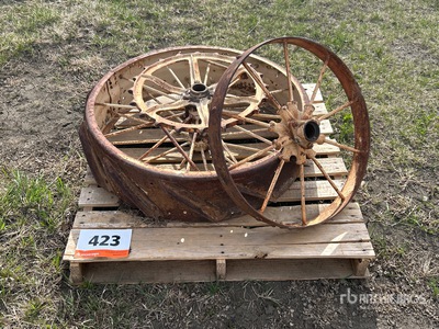 Quantity of (2) Steel Wheels
