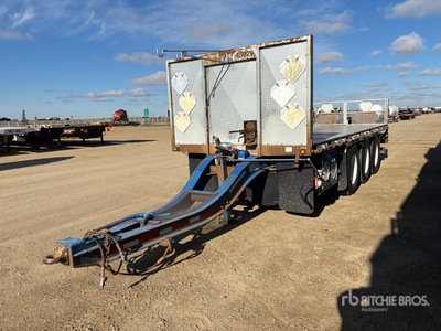 2009 Advance 22 ft Tri/A Pup مقطورة مسطحة