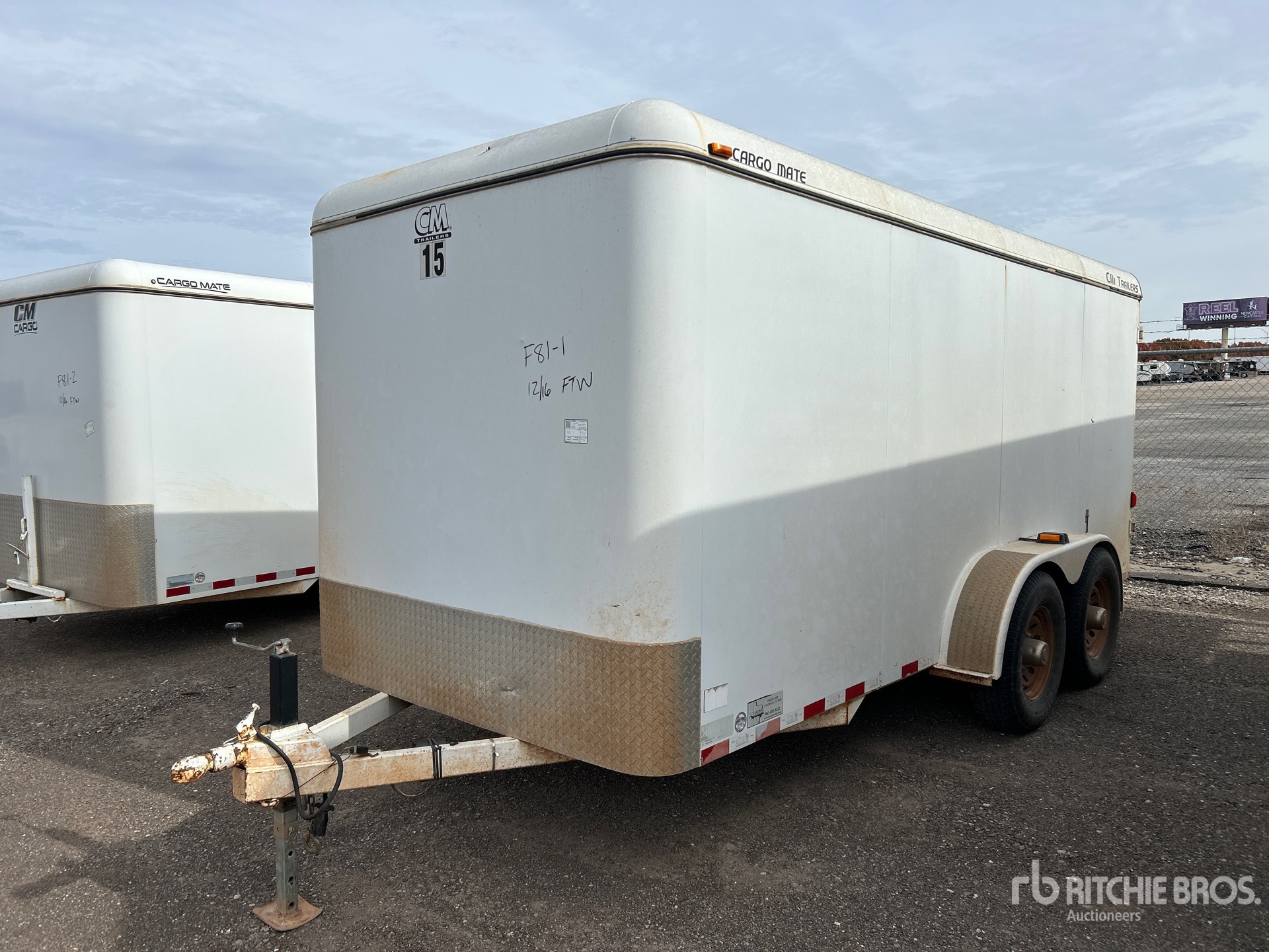2011 CM 16 ft T/A Enclosed Trailer