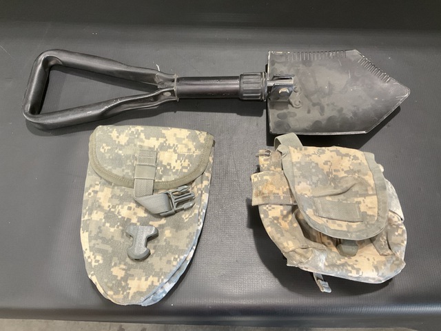 (27) Entrenching Tool Carriers, (103) Entrenching Tools & (89) Canteen Pouches