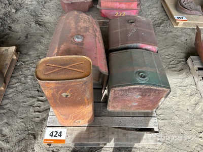 Quantity of (4) Massey Harris Tractor Fuel Tanks