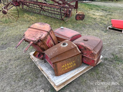 Quantity of (4) Massey Harris Tractor Fuel Tanks