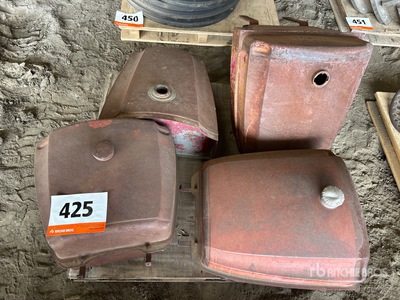 Quantity of (4) Massey Harris Tractor Fuel Tanks