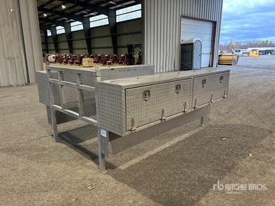8 ft Aluminum Tool Box - Fits Pickup