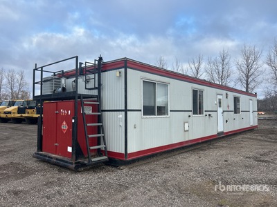 2000 QA Structures 56 ft x 14 ft Skid-Mounted Double-Ended ウェルサイト