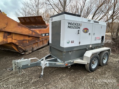 2010 Wacker G100 80 kW Mobile Generator Set