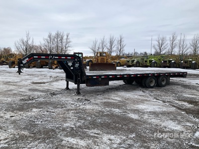 2008 PJ 26 ft T/A Gooseneck Remorque à plateau