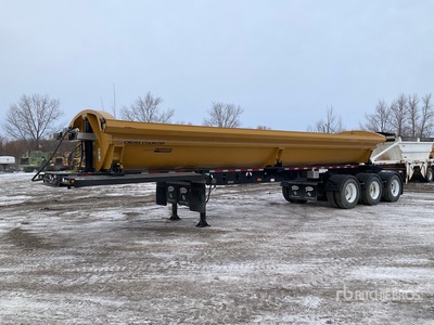 2018 Cross Country 34 ft Tri/A Side Dump Trailer