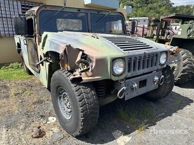 2000 AM General M1097A2 HMMWV 2 Door Soft Top w/Truck Body