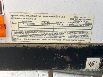 2010 Magnum Pro MLT5080M 8 kW Light Tower