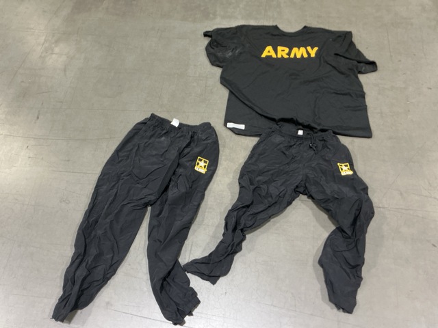 (212) Pairs of Physical Fitness Pants & (33) T-Shirts (212) Pairs of Physical Fitness Pants & (33) T-Shirts