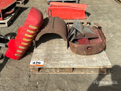 Quantity of (5) Massey-Harris Tractor Front Grille