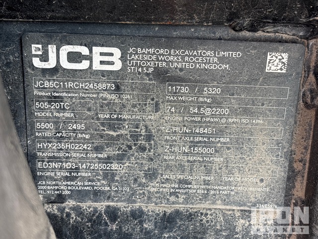 MANIPULADOR 2017 JCB