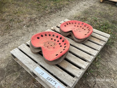 Quantity of (10) Tractor Seats