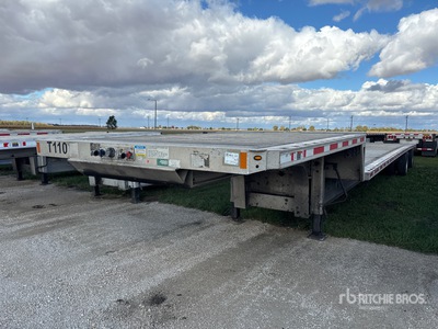 2020 Fontaine HAR52D22RSA 53 ft T/A Spread Axle Single Drop مقطورة سطح السفينة