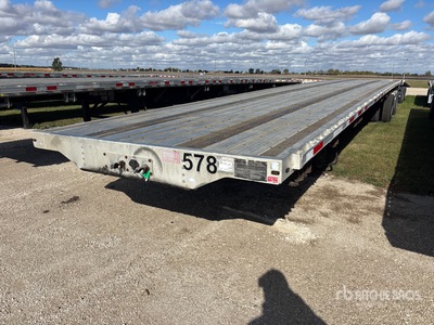 2017 Transcraft 48 ft T/A Flatbed Trailer