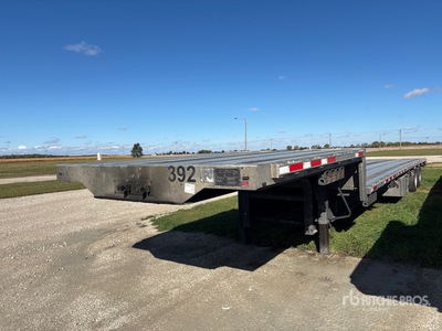 2018 Transcraft 53 ft T/A Single Drop Stufendeck-Anhänger