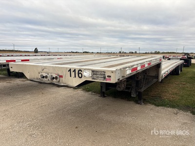 2018 Transcraft 53 ft T/A Single Drop Step Deck Trailer
