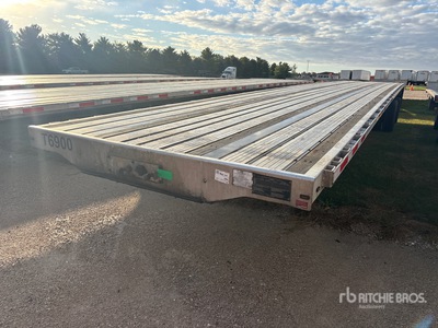 2020 Transcraft 554C 53 ft T/A Spread Axle Flatbed Trailer