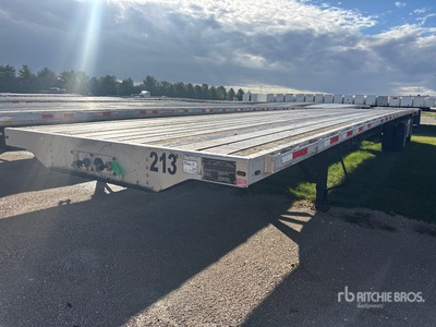 2017 Transcraft 48 ft T/A Flatbed Trailer