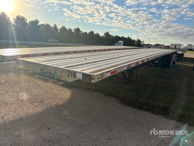 2017 Transcraft 48 ft T/A Flatbed Trailer