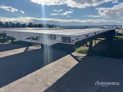 2019 Transcraft 48 ft T/A Spread Axle Flatbed Trailer