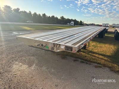 2019 Transcraft 554C 48 ft T/A Spread Axle Flatbed Trailer