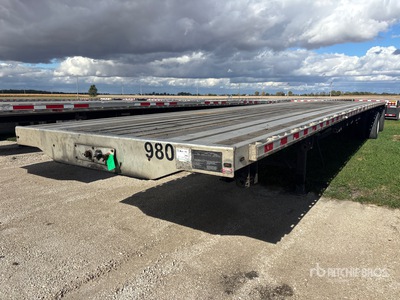 2019 Transcraft 48 ft T/A Flatbed Trailer