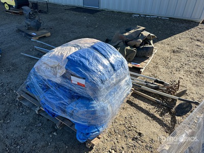 Quantity of Tarps and Waders Divers