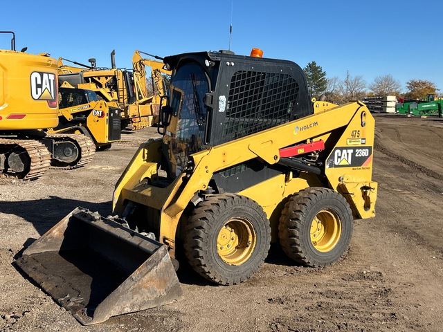2018 Cat 236D Two-Speed High Flow Skid Steer Loader