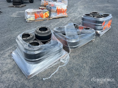 Quantity of (3) Pallets of Brake Drums قطع غيار الشاحنات (Unused)
