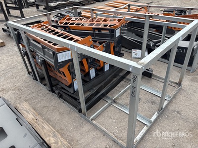 Quantity of (6) Landhonor PF-11-3500G 42 in Skid Steer Forks (Unused)