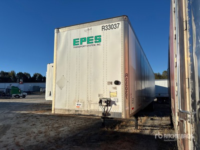 2013 Wabash 53 ft x 102 in T/A Van Trailer