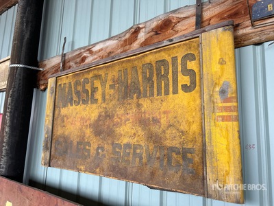 Massey Harris Sign Antiquités
